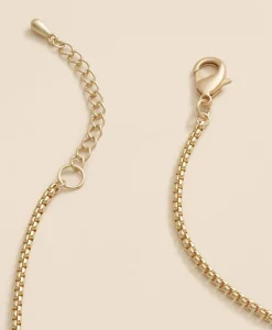 Loni Paul Labradorite Baguette Short Necklace in 14K Plated Gold