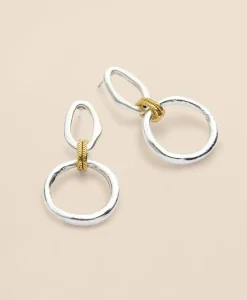 Loni Paul Mixed-Metal Earrings in Sterling Silver & 14K Plated Gold