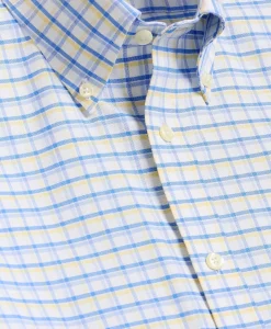 Non-Iron Oxford Polo Button-Down, Short-Sleeve Sport Shirt