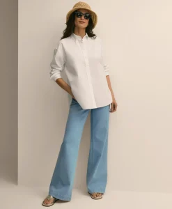 Oversized Cotton Oxford Shirt