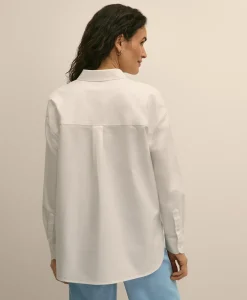 Oversized Cotton Oxford Shirt