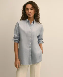 Oversized Cotton Oxford Shirt