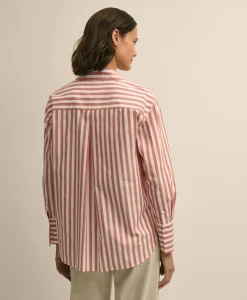 Oversized Cotton Pinstripe Shirt