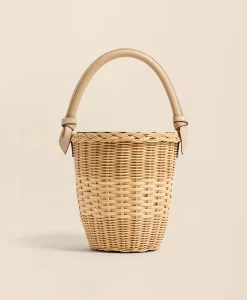 Pamela Munson Jane Latte Basket Bag