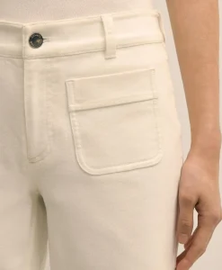 Patch-Pocket Flare Jeans