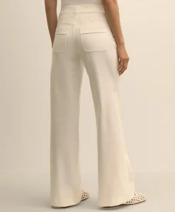 Patch-Pocket Flare Jeans