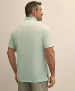 Performance Series Big & Tall Microstripe Polo Shirt