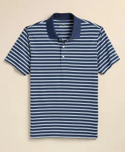 Performance Series Micro-Stripe Polo Shirt