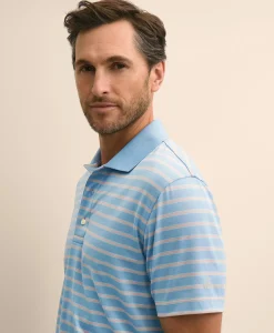 Performance Series Micro-Stripe Polo Shirt