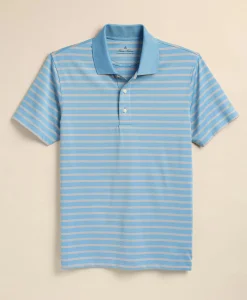 Performance Series Micro-Stripe Polo Shirt