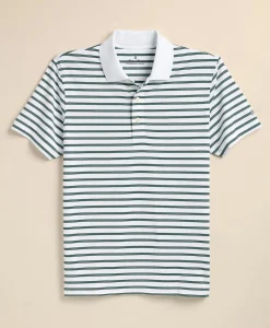 Performance Series Micro-Stripe Polo Shirt