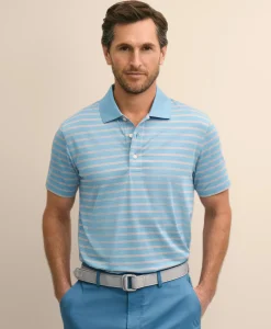 Performance Series Micro-Stripe Polo Shirt