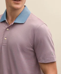 Performance Series Micro Stripe Jersey Polo Shirt