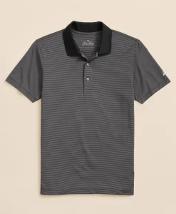 Performance Series Micro Stripe Jersey Polo Shirt