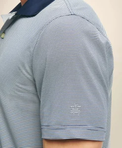 Performance Series Micro Stripe Jersey Polo Shirt