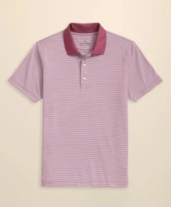Performance Series Micro Stripe Jersey Polo Shirt