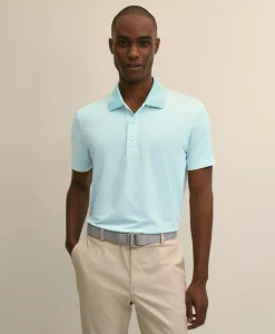 Performance Series Micro Stripe Jersey Polo Shirt