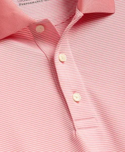 Performance Series Micro Stripe Jersey Polo Shirt