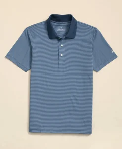 Performance Series Micro Stripe Jersey Polo Shirt