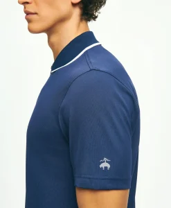 Performance Series Quarter-Zip Pique Polo Shirt