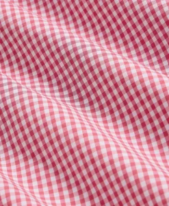 Performance Series Stretch Polo Button-Down Collar, Gingham Sport Shirt