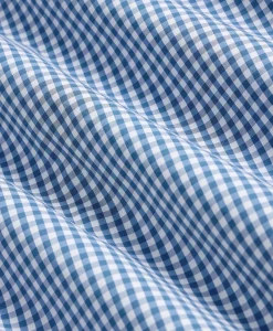 Performance Series Stretch Polo Button-Down Collar, Gingham Sport Shirt