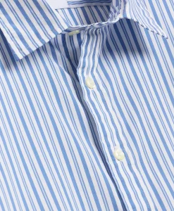 Performance Series Stretch Spread Collar, Striped Sport Shirt