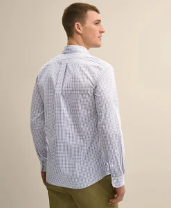 Performance Series Stretch Spread Collar, Check Sport Shirt