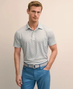 Performance Series Vintage Marlin Motif Polo Shirt