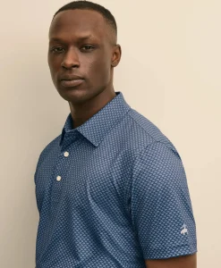 Performance Series Vintage Umbrella Motif Polo Shirt