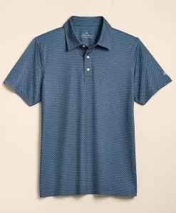 Performance Series Vintage Umbrella Motif Polo Shirt