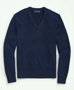 3-Ply Cashmere V-Neck Sweater