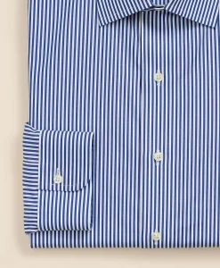 Pure Supima® Cotton Ainsley Collar, Striped Dress Shirt