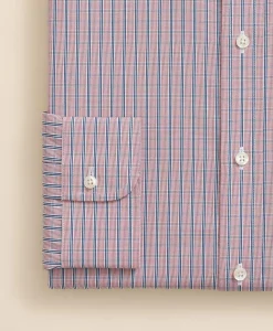 Pure Supima® Cotton Regular-Finish Ainsley Collar, Ground Check Dress Shirt