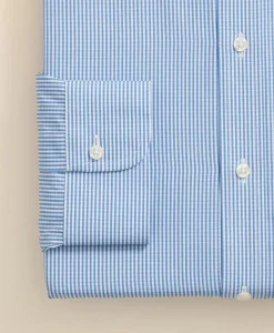 Pure Supima® Cotton Regular-Finish, Ainsley Collar Micro Check Dress Shirt