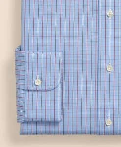 Pure Supima® Cotton Regular-Finish Ainsley Collar, Check Dress Shirt