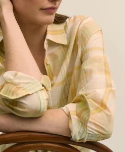 Relaxed Cotton Madras Shirt