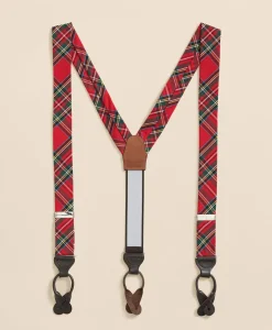Royal Stewart Tartan Suspenders