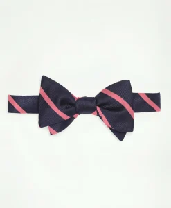 Silk BB#3 Rep Striped Bow Tie