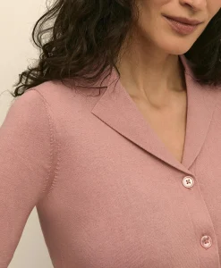 Silk-Cotton Polo Sweater