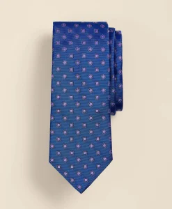 Silk Dot Frame Tie