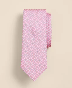 Silk Pine Foulard Tie