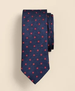 Silk Stardot Tie