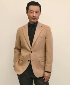 Slim Fit Camel Hair Twill 1818 Sport Coat