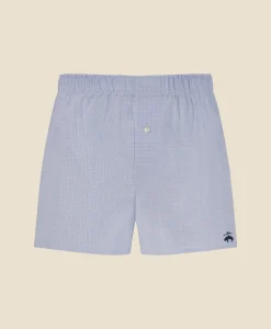 Slim Fit Cotton Broadcloth Windowpane Boxers