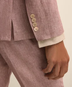 Slim Fit Linen Suit Jacket