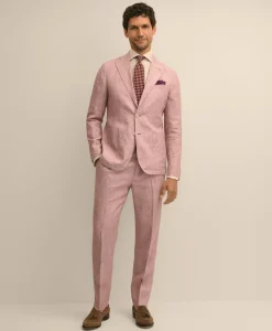 Slim Fit Linen Suit Jacket