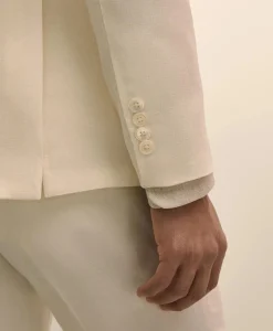 Slim Fit Linen Suit Jacket