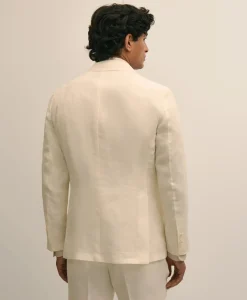Slim Fit Linen Suit Jacket