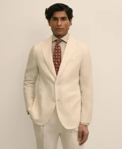Slim Fit Linen Suit Jacket
